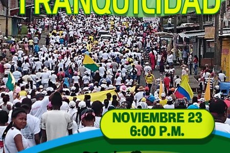 El viernes 23 se realizará una caminata organizada por la Diócesis de Buenaventura y el Comité de Paro Cívico