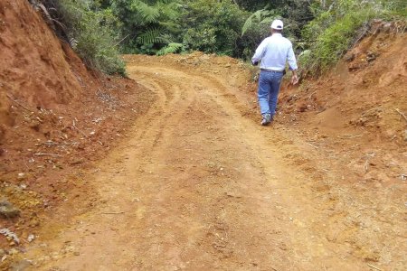 La CVC suspendió vía carreteable en zona rural de Dagua