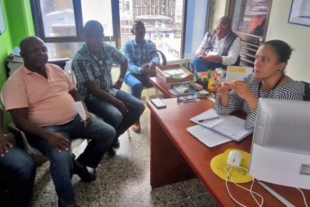 Gerente de la SAAB se reunió con líderes del corregimiento de Córdoba para socializar las intervenciones que se harán en el sector