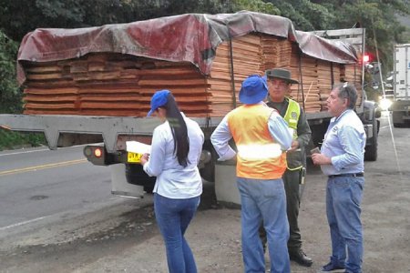 La CVC adelanta operativos de control de madera ilegal en asocio con la Armada, Policía y Ejército