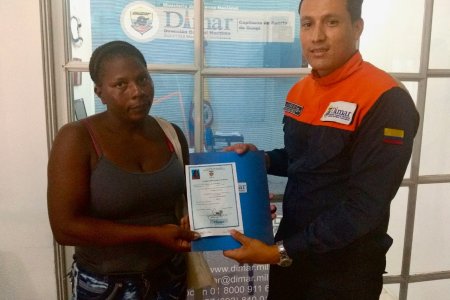 #Pacífico La Dimar entrega Licencia de Navegación por primera vez a una mujer guapire&ntilde;a