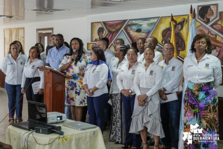 La alcaldesa de Buenaventura, Maby Viera, entregó informe de los 100 días de gestión al frente de la Administración Distrital