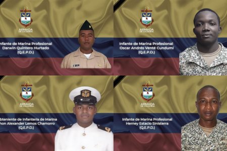 Y el civil que acompa&ntilde;aba a los infantes de marina que murieron en el fallido operativo cerca de la desembocadura del río Raposo?