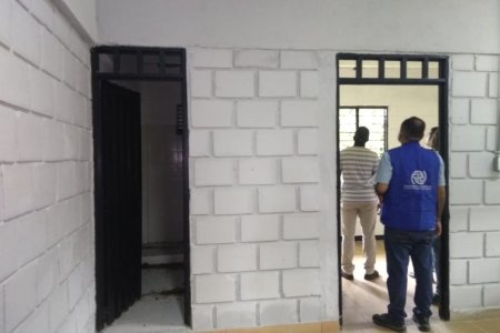 Comisión interinstitucional revisó obra entregada en el colegio Silvano Caicedo Girón en la vereda San Antonio