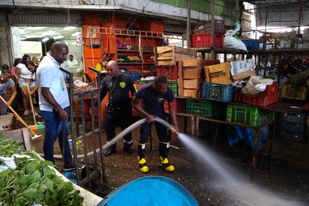 Se realizó intervención ambiental en los alrededores de la galería José Hilario López de Pueblo Nuevo
