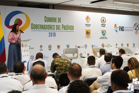 La alcaldesa Maby resaltó la importancia de Buenaventura en la Cumbre de Gobernadores del Pacífico 2019