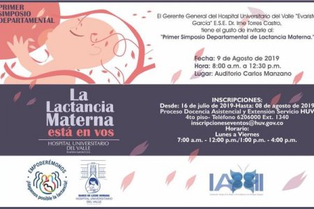 La Gobernación del Valle del Cauca y el HUV se vinculan a la Semana Mundial de la Lactancia Materna