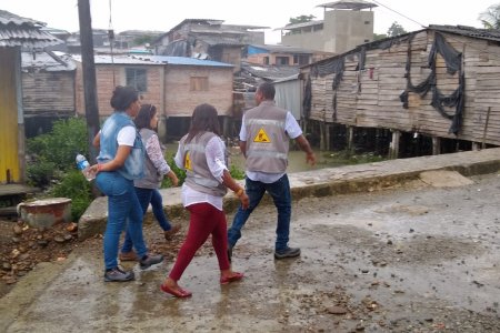 La Secretaría de Infraestructura Vial realizó visita técnica a construcción de 3 calles en Buenaventura