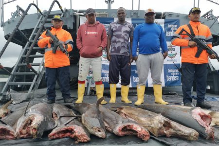 La Armada de Colombia incautó una tonelada de pesca ilegal