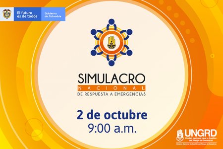 Me informo, planifico y respondo: simulacro nacional de respuesta a emergencias el miércoles 2 de octubre