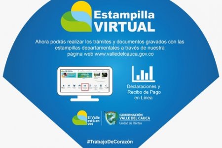Vallecaucanos ya pueden tramitar la estampilla virtual a través de la página de la Gobernación