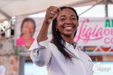 Ligia del Carmen Córdoba Alcaldesa 2020-2023 realizó el cierre de campaña
