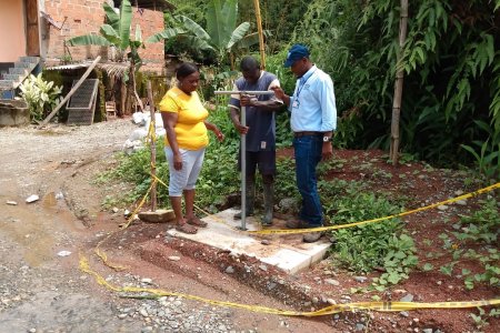 68 familias de la vereda Limones en Buenaventura tienen suministro de agua las 24 horas del día gracias a la CVC