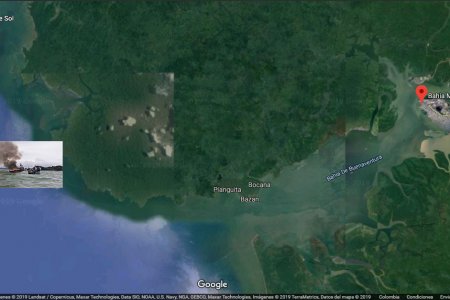 La Armada de Colombia atendió emergencia en embarcación de pescadores artesanales en el sector conocido como paso del Tigre en Buenaventura