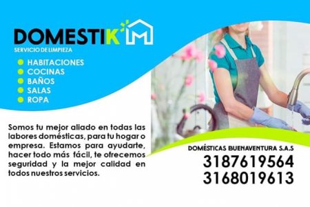 Nace en Buenaventura Domestik para apoyarte en las labores de la casa u oficina