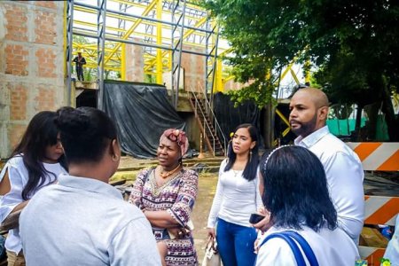 La Administración Distrital verificó los avances de obra en la remodelación de la Casa de la Cultura