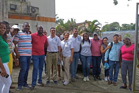 El alcalde Distrital Víctor Vidal, realizó recorrido con representantes de la fundación American Progress en la red pública de salud
