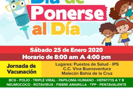La Alcaldía Distrital de Buenaventura reitera la invitación a jornada de vacunación
