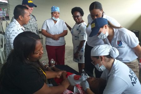 La oficina de la Gestora Social y la Secretaría de Salud apoyaron jornada de salud en la Ciudadela San Antonio