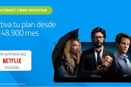 Netflix y Movistar se asocian para ofrecer planes incluyendo membresías en Netflix