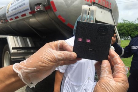 La Secretaría de Salud le realizó control sanitario a carrotanques que envió el Gobierno nacional