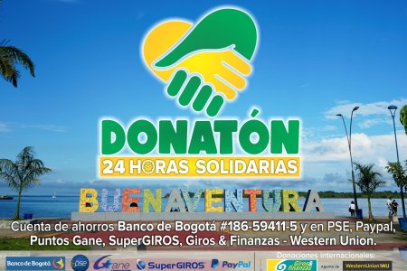 24 de abril, es el día de la Donatón #BuenaventuraSolidaria 24 horas unidos por nuestro territorio