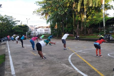 Inderbuenaventura estableció nuevos puntos para la realización de actividades físicas y ejercicios al aire libre en el Distrito Especial