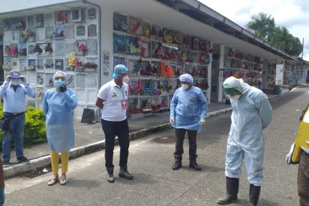 Revisaron protocolos del cementerio central para entierros por COVID-19 en el Distrito de Buenaventura