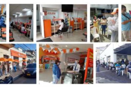 Celsia abrió puntos de atención a clientes con rigurosas medidas de bioprotección