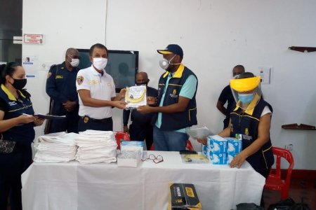 Se entregaron elementos de bioseguridad a los organismos de socorro de Buenaventura