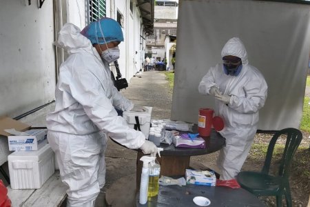 Secretaria de Salud realizó cerco epidemiológico en Estación de Policía Cascajal de Buenaventura