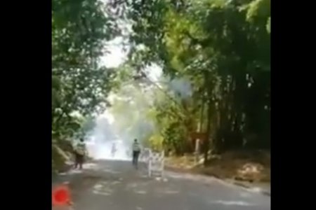El alcalde Distrital, Víctor Vidal, rechazó los actos de agresión contra puesto de control de Tránsito y Policía en la vía a Zacarías en el río Dagua