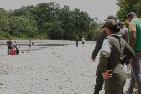 Fueron sorprendidas varias personas haciendo turismo en los ríos durante el fin de semana y puente festivo en Buenaventura