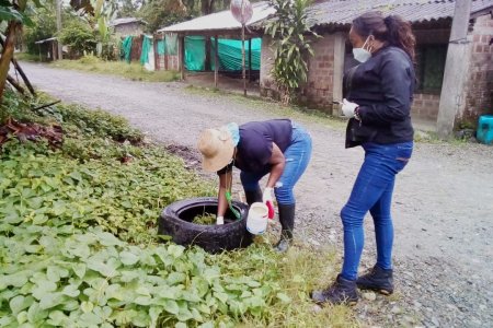 La Secretaría de Salud de Buenaventura realizó cerco epidemiológico de malaria en el corregimiento de Zacarías