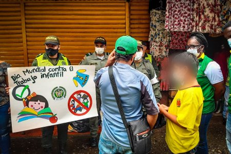 Realizan control y verificación del trabajo infantil en zona comercial de Buenaventura