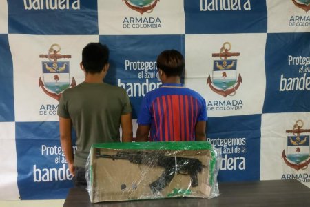 La Armada de Colombia recuperó dos menores de edad reclutados al parecer por el ELN en Juradó, Chocó