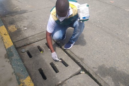 Realizan control a proliferación de zancudos, y se realizó vacunación de felinos y caninos en Comuna 3 de Buenaventura