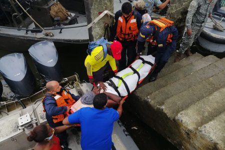 La Armada de Colombia evacuó a una mujer de 53 años en Bazán Bocana, zona rural de Buenaventura