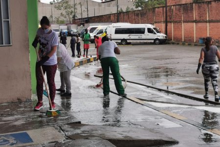 Realizaron jornada de limpieza y desinfección en la Terminal de Transportes de Buenaventura