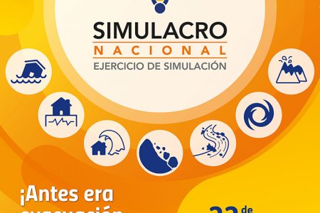 Todos a participar en el Simulacro Nacional de Evacuación que se realizará el 22 de octubre
