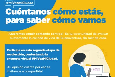 En Buenaventura se realizará la segunda encuesta virtual #MiVozMiCiudad