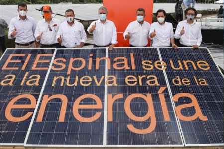 Celsia inauguró en El Espinal la primera granja solar del Tolima que genera 9,9 megavatios de energía limpia