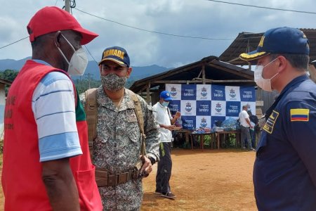 Autoridades militares y civiles garantizaron seguridad he hicieron posible el retorno de familias indígenas desplazadas en Bahía Solano, Chocó