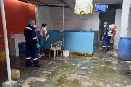 La Secretaría de Salud Distrital realizó control larvario y fumigación en la Cárcel de Buenaventura