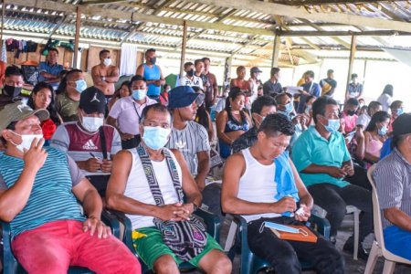 Minga de los pueblos indígenas en el Distrito Especial de Buenaventura