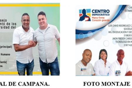 Denuncia: Fundación PARES difunde foto montaje difamador contra candidato a Consejo Superior de la Unipacífico