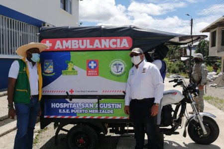 La ESE San Agustín de Puerto Merizalde puso en funcionamiento una moto-ambulancia para tener una respuesta rápida en posibles urgencias de la población