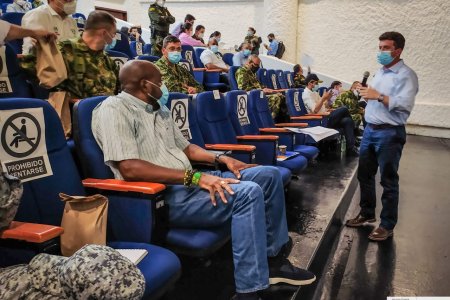 El Ministro de Defensa y el Alcalde Distrital entregaron balance operacional en Buenaventura