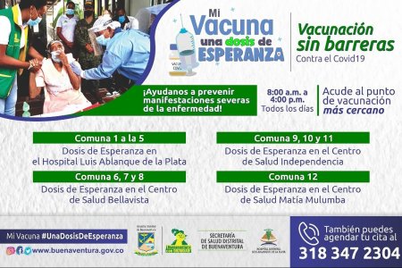 Buenaventura inició la búsqueda activa de población entre 70 y 80 años para que se apliquen la vacuna contra la COVID-19