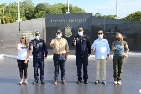El presidente Iván Duque estuvo de visita en la isla de Malpelo realizando inspección
